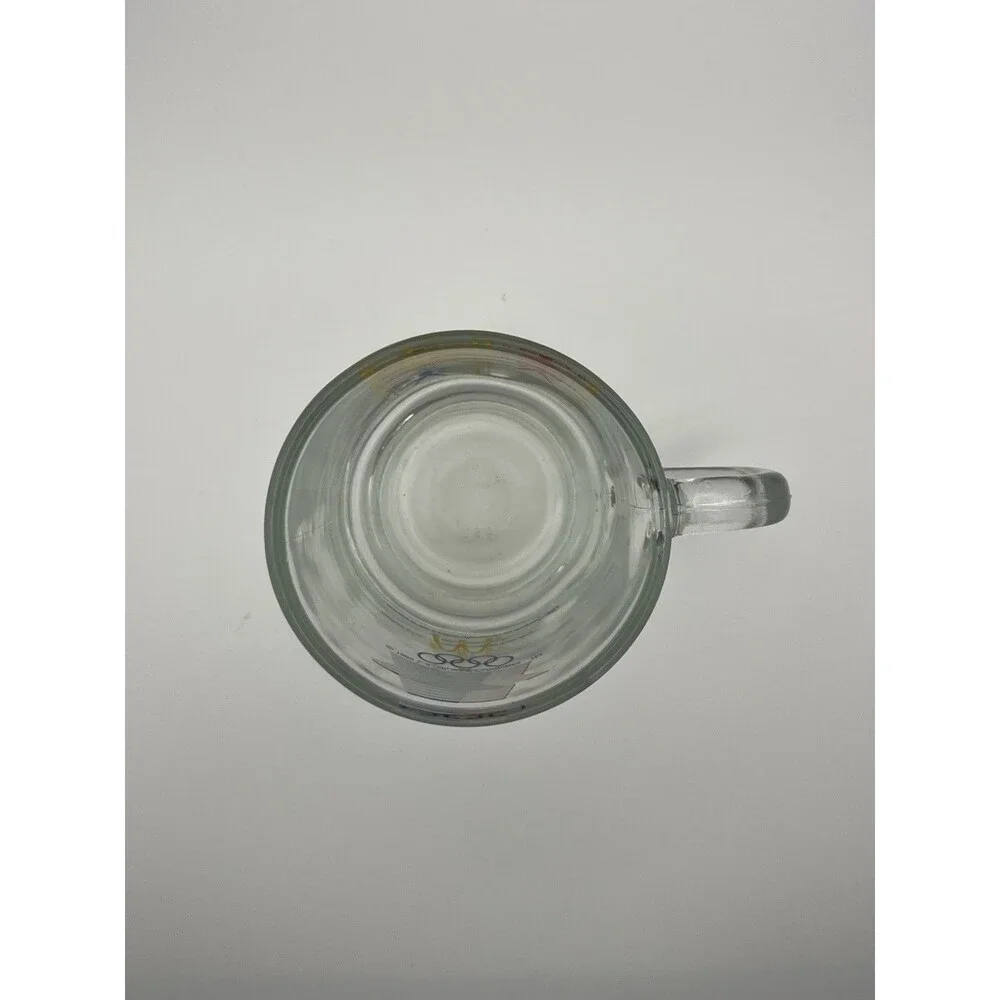 Vintage 1984 McDonalds Los Angeles Olympic Glass Coffee Mug‎